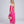 Hot Pink Strapless Slip-On Maxi Dress