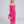 Hot Pink Strapless Slip-On Maxi Dress