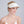 White/Natural Paper Straw Visor with Chain Belt Embellishment