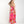 Pink Floral Print Maxi Dress with Elasticated Bandeau Top