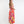 Orange Maxi Dress with Hawaiian-inspired Design