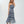 Navy Strapless Cotton Maxi Dress