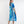 Blue Ocean Print Maxi Cover Up with Dazzling Embellishment