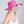 Fuchsia Wide Brim Floppy Hat with Faux Leather Belt