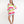 Multicoloured Rainbow Striped Beach Dress with Tie Belt