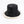 PU Down Brim Hat - Black