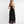 Black Lace Trim Maxi Dress with Slip On Design