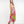 Fuchsia Tropical Toucan Print Maxi Dress with Adjustable Drawstring Straps