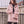 Women`s Faux Fur Coat - Dusty Pink